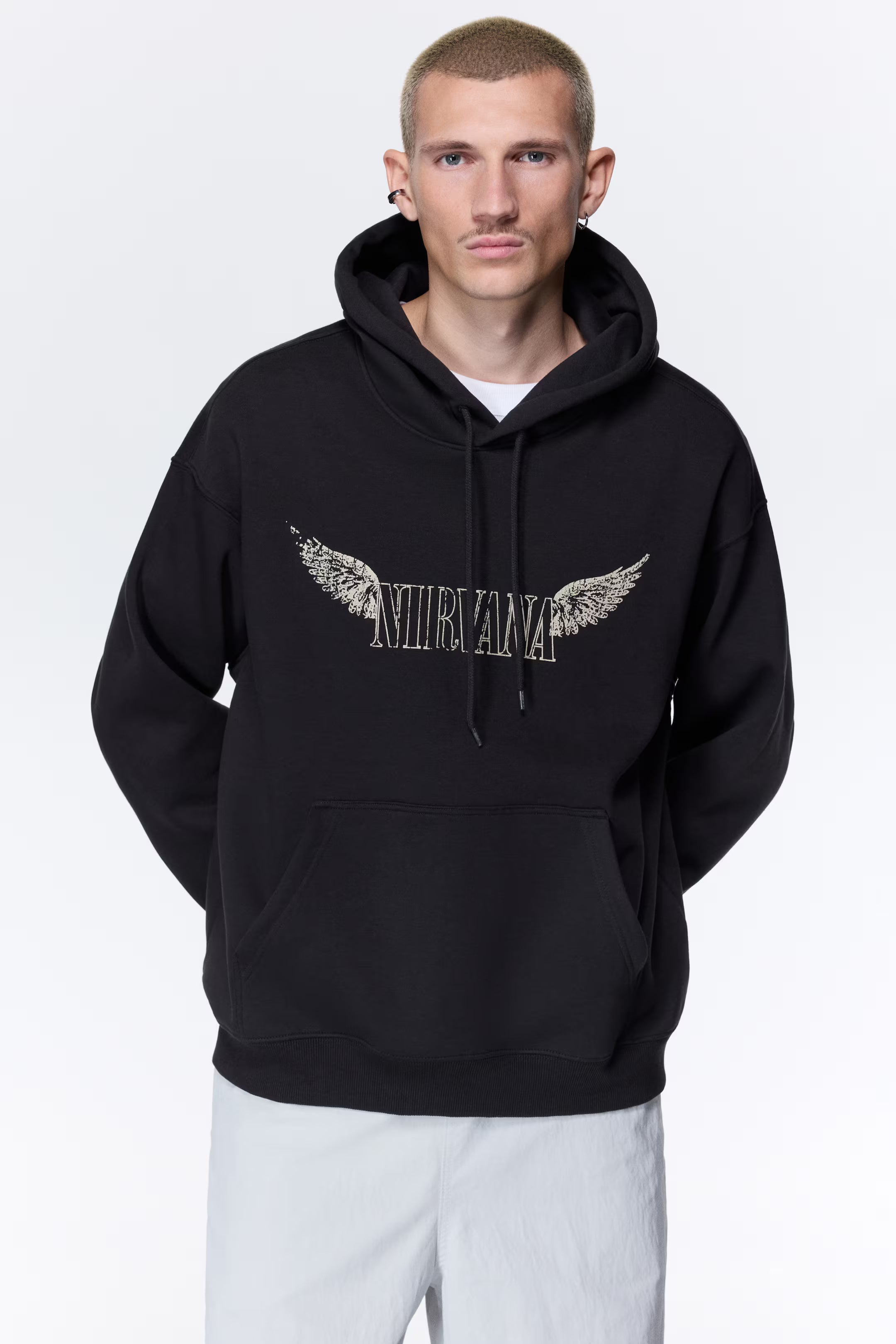 Loose Fit Printed hoodie