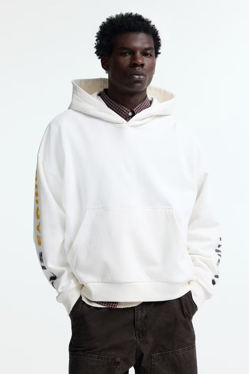 Oversized Fit Printed hoodie