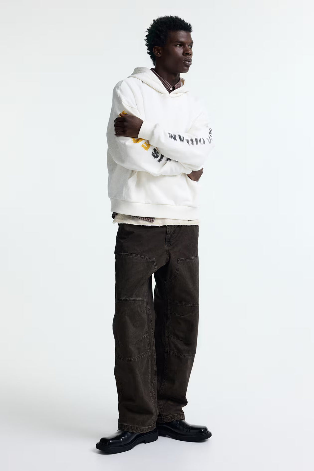 Oversized Fit Printed hoodie