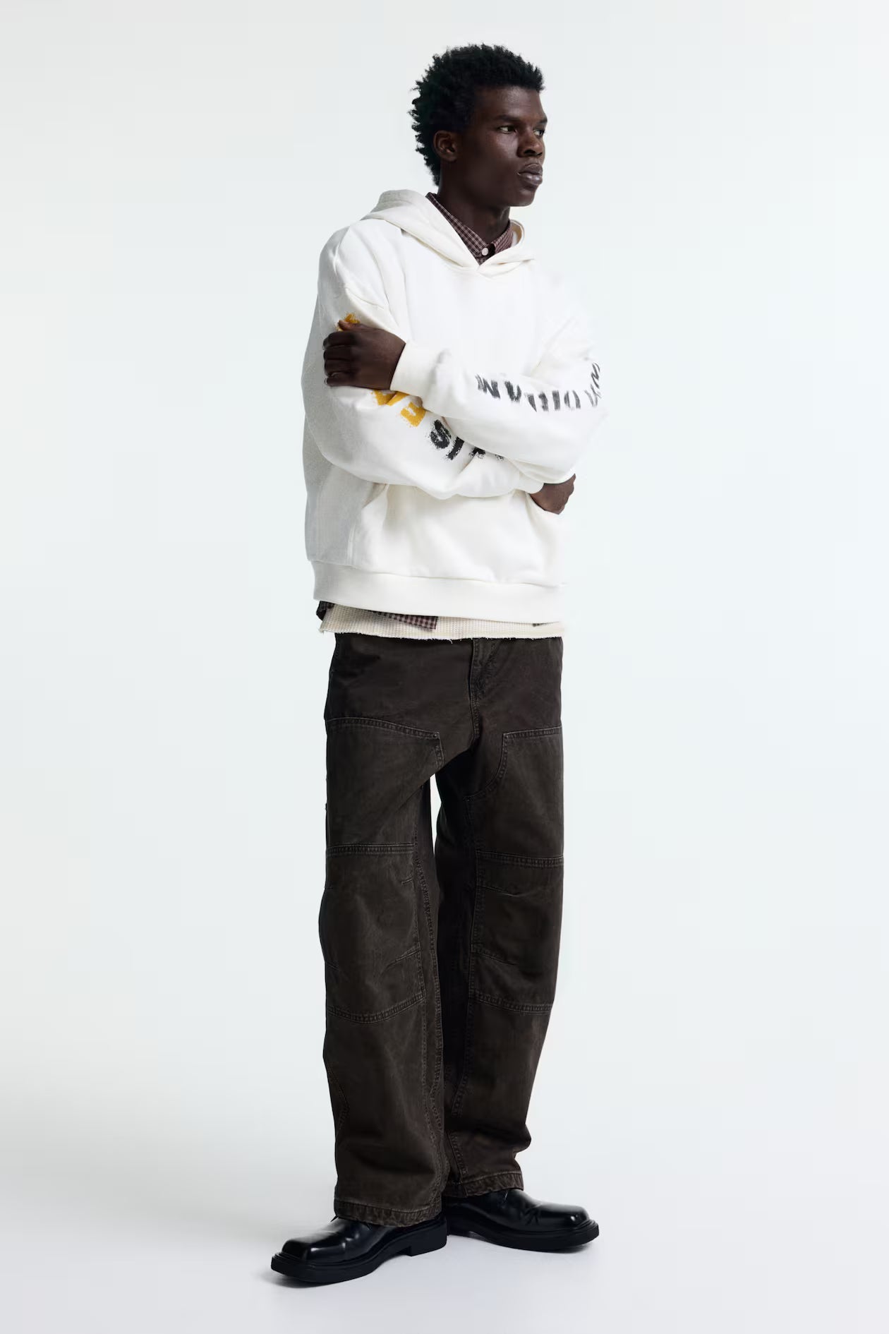 Oversized Fit Printed hoodie