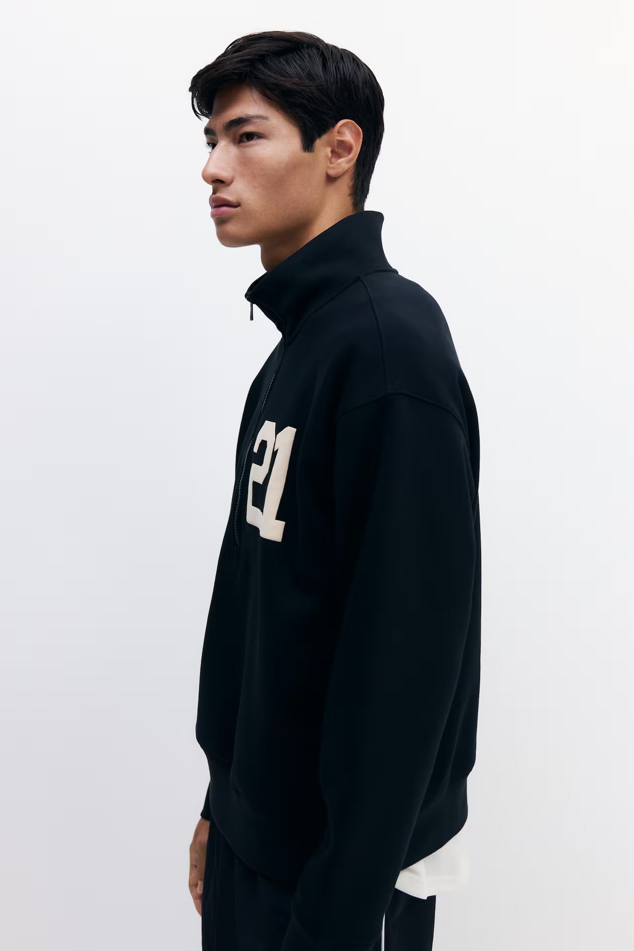 Loose Fit Zip-top sweatshirt