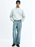 Men Pure Cotton Relaxed Jeans