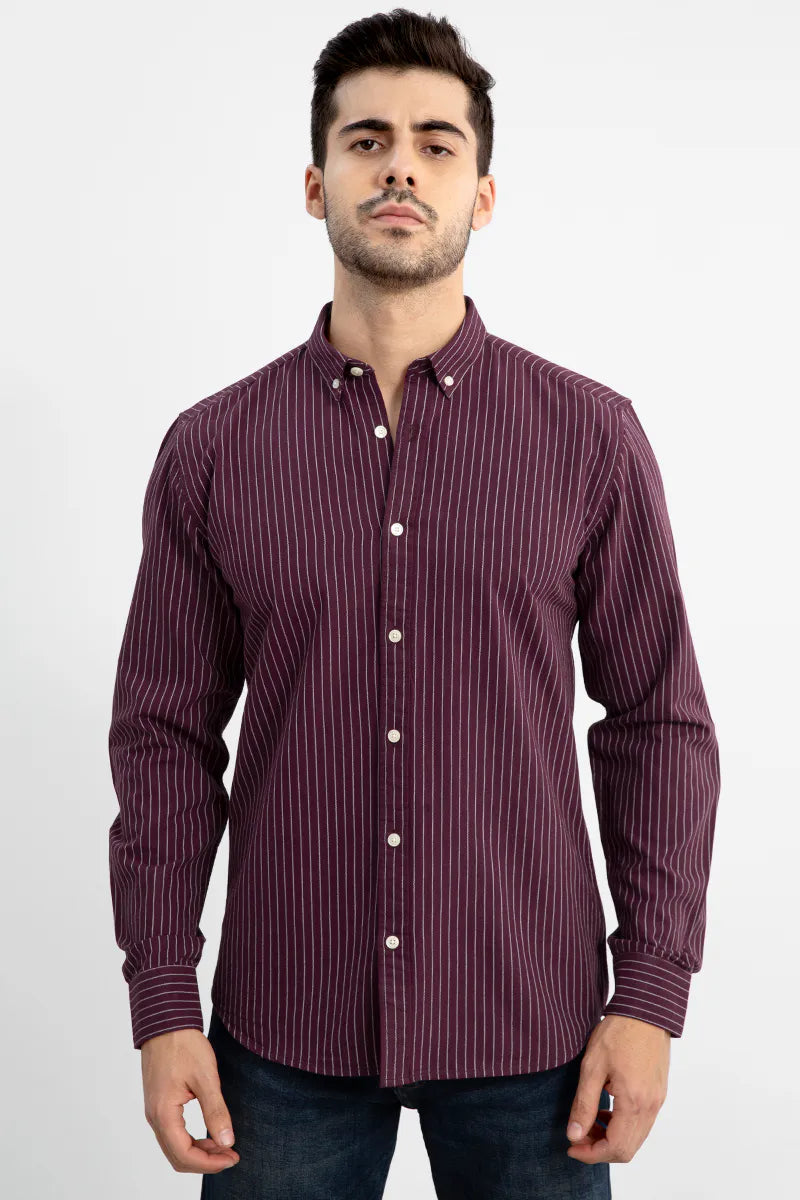 Lining Maroon Shirt